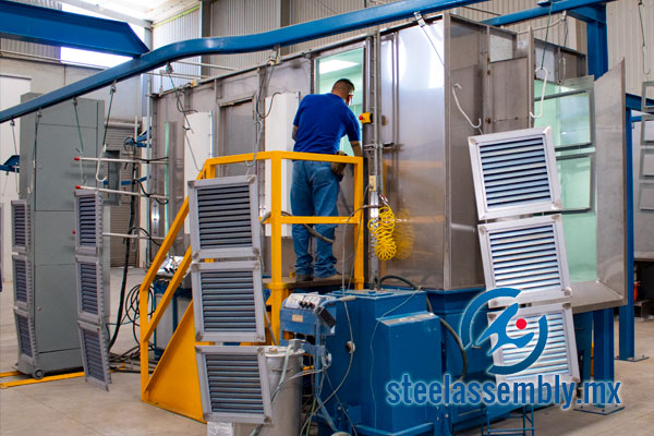 Fabricación de louvers para puertas