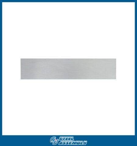 Placa acero inoxidable 46"x10"