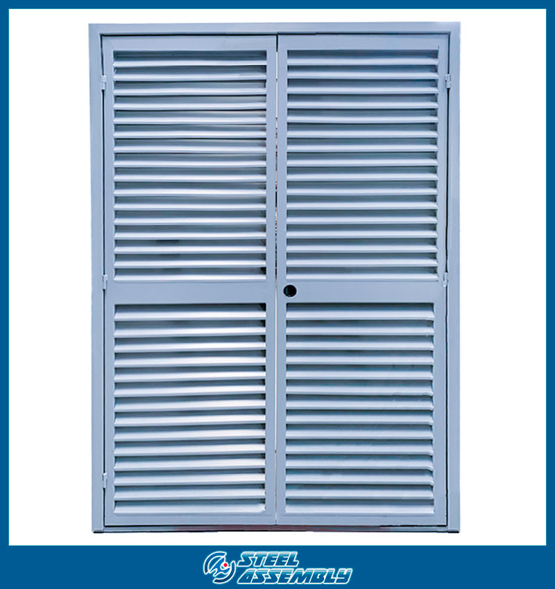 Puerta Full Louver / Metálica / Vano 52”x84”
