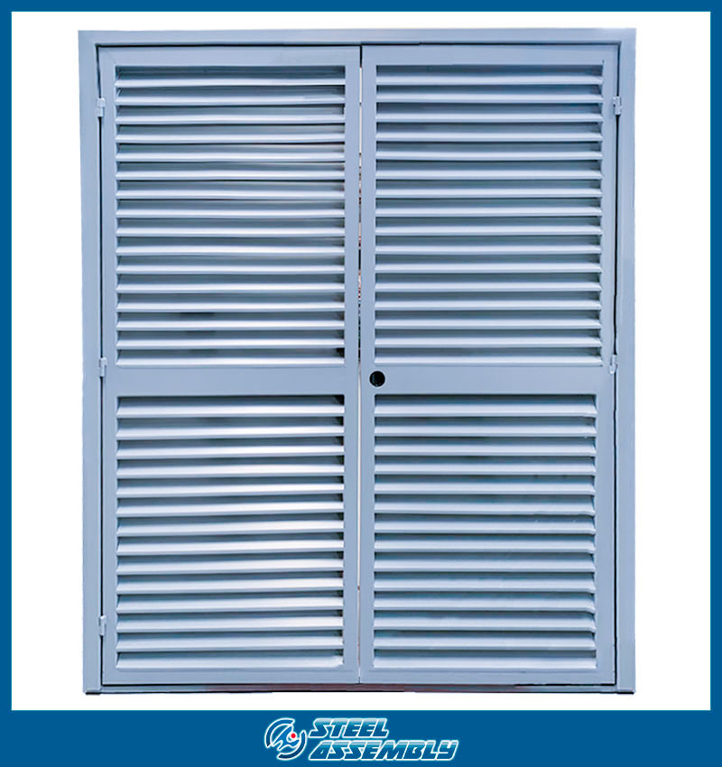 Puerta Full Louver / Metálica / Vano 60”x84”
